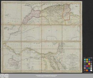 Charte der Nordküste Africas oder die Staaten Maroccos, Fes, Algier, Tunis, Tripoli, und Ægypten