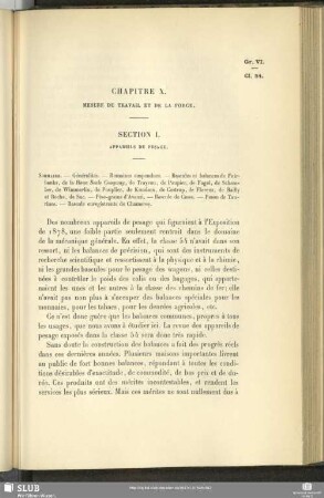 Chapitre X. Mesure Du Travail Et De La Force