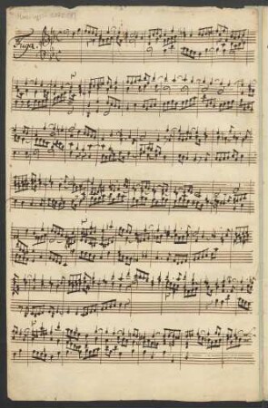 Fugen; cemb; B-Dur; HWV 607