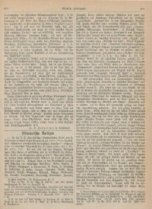 493-496 Literarische Notizen