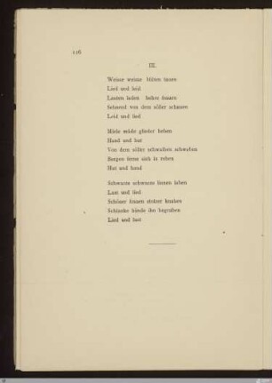 III. Weisse weisse blüten tauen
