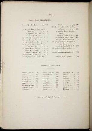Elenco degli Urodonini.