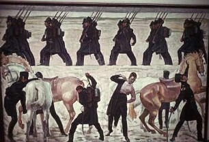 Der Auszug deutscher Studenten in den Freiheitskrieg von 1813