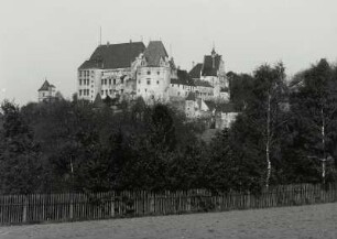 Landshut, Burg Trausnitz : Landshut. Burg Trausnitz. Ansicht von Westen