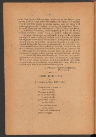 Seguidillas : Del poema inédito "Aramare"