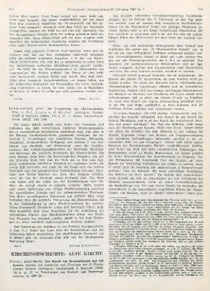 513-517 [Rezension] Ritter, Adolf Martin, Das Konzil von Konstantinopel und sein Symbol