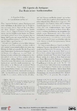 III. Ligorio als Antiquar: Zur Basis seiner Antikenstudien