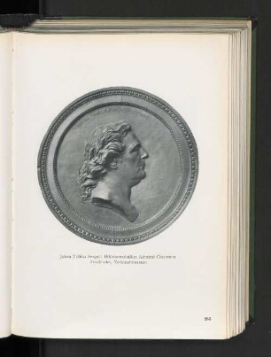 Bildnismedaillon Admiral Chapmans Stockholm, Nationalmuseum.