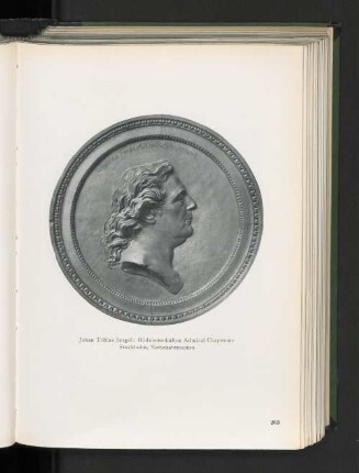 Bildnismedaillon Admiral Chapmans Stockholm, Nationalmuseum.