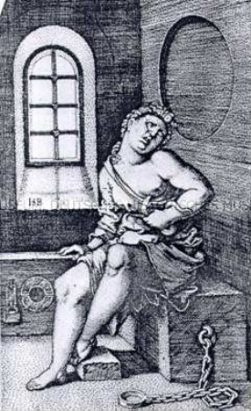 Cleopatra, von der Schlange gebissen