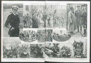Información gráfica de la guerra europea: Durante el armisticio [Fotografías y dibujo]