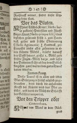 Vor den Tripper oder Gonorrhoea