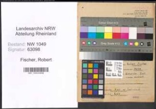 Entnazifizierung Robert Fischer , geb. 25.08.1894 (Landwirt)