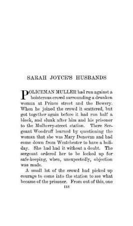 Sarah Joyce's Husbands