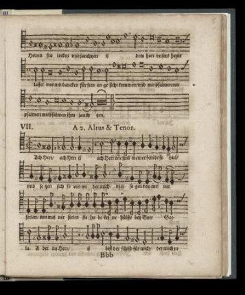 VII. Ach Herr wie sind meiner feinde so (a 2. Altus & Tenor)