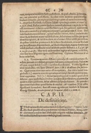 Cap. II. De definitione