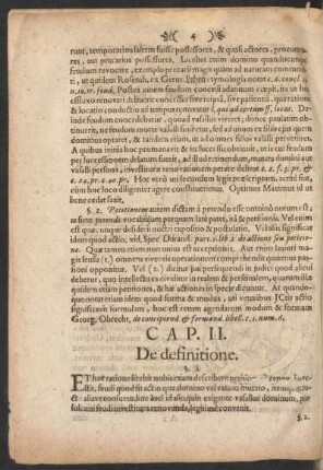 Cap. II. De definitione