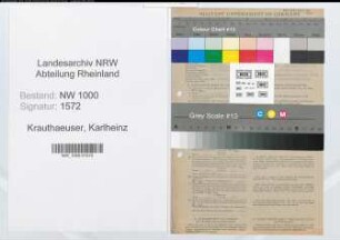 Entnazifizierung Karlheinz Krauthaeuser, geb. 04.10.1918 (Kaufm.Angest.)