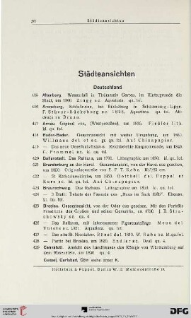 Städteansichten (Nr. 415-721)