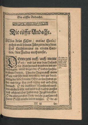 Die eilffte Andacht. - Die zwentzigste Andacht.