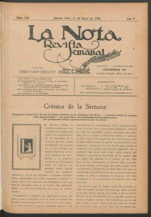 Crónica de la semana