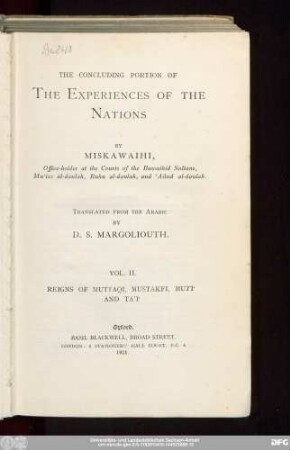 Vol. 5: Reigns of Muttaqi, Mustakfi, Mutiʿ and Taʾiʿ