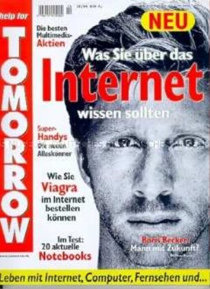Medienmagazin "Tomorrow" (Zeitungskiosk 1998)