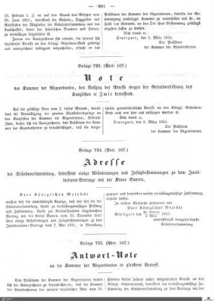 Beilagen zu Protokoll, 107. Sitzung