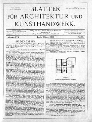 No. 10, Oktober 1904