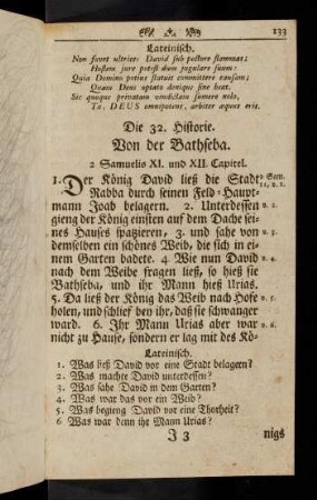 133-138, Die 32. Historie