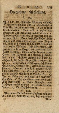 Dreyzehnte Abtheilung