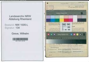 Entnazifizierung Wilhelm Greve , geb. 27.06.1913 (Anwaltsassessor)