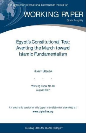 Egypt's constitutional test : averting the march toward Islamic fundamentalism