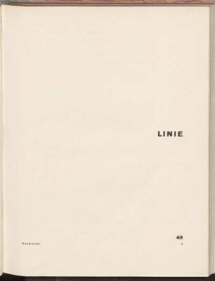 Linie