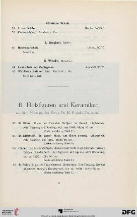 Holzfiguren und Keramiken (Nr.: 83-157)