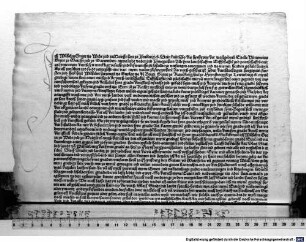 Urkunde über die Abtretung von Wassenberg an Herzog Wilhelm von Jülich. 1494.06.24.