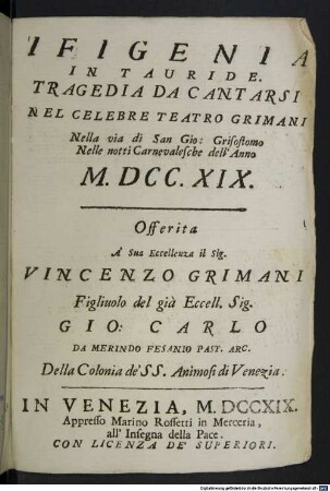 Ifigenia in Tauride