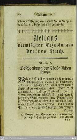 Aelians vermischter Erzählungen drittes Buch