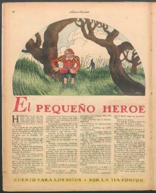 El pequeño héroe : Cuento para los niños