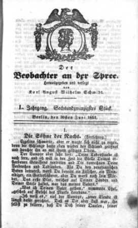 26. Stueck, 30. Juni 1851