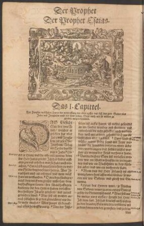 Der Prophet Esaias.