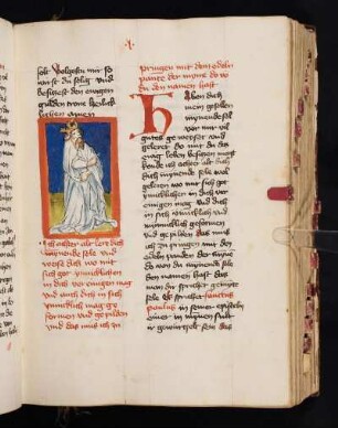 Deckfarbenminiatur: Der achte Weise