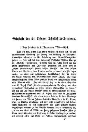 Geschichte des Pr. Eylauer Schullehrer-Seminars