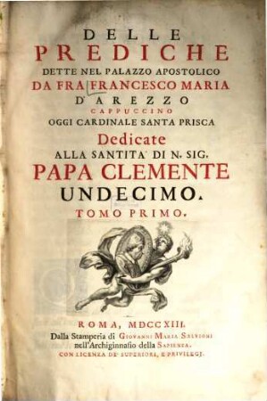 Delle prediche dette nel palazzo apostolico, 1