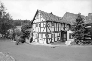 Fachwerkhaus (Fachwerkhaus); Burghaun, Bergstraße 22