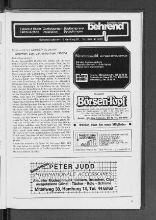 Grußwort zum Jahreswechsel 1983/84