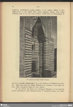 Das Portal der Moschee Sultan Muaijad