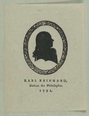 Bildnis des Karl Reinhard