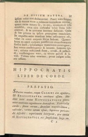 Hippocratis Liber De Corde