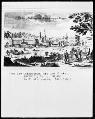 Ottobeuren, Karte der Gegend um Ottobeuren
